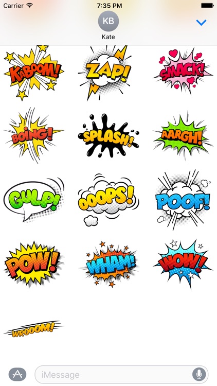 Comic Effect Stickers