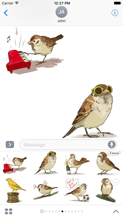 Sparrow Stickers