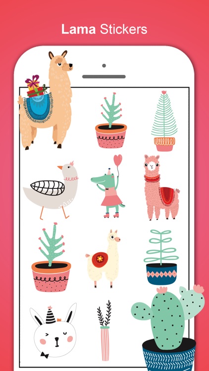 Llama Love Stickers