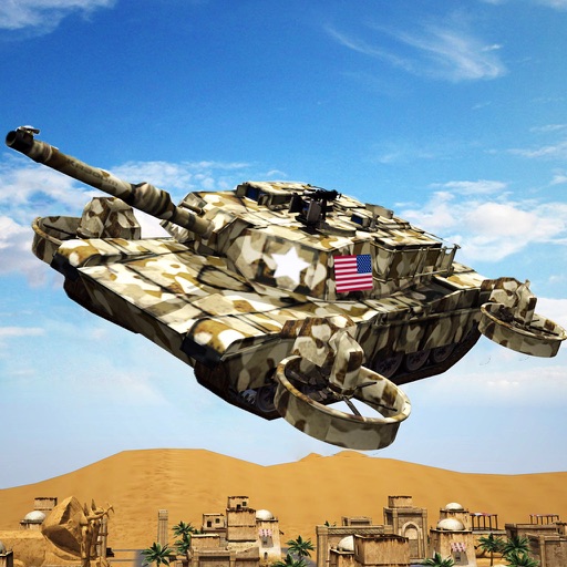 Flying World Tank war 3d Simulator Icon