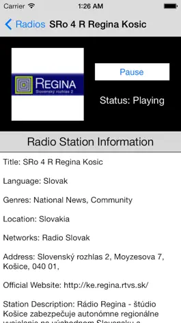 Game screenshot Slovakia Radio Live Player (Slovak / Slovensko) apk