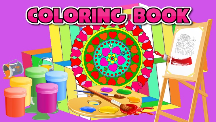 Coloring Book Adults Painting Free Games for Girls