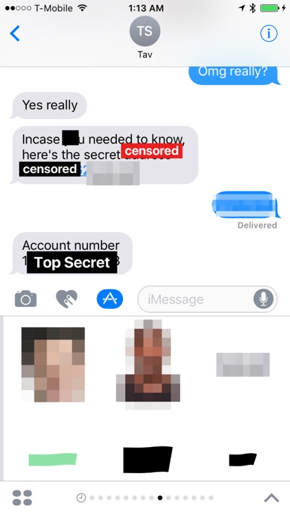 Censored & Redacted Stickers