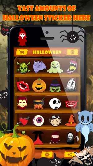 Halloween Emoji Stickers Pro - Face Photo Makeup(圖3)-速報App