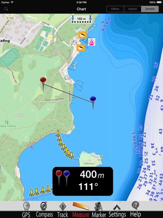 Starnberg lake GPS Charts Pro