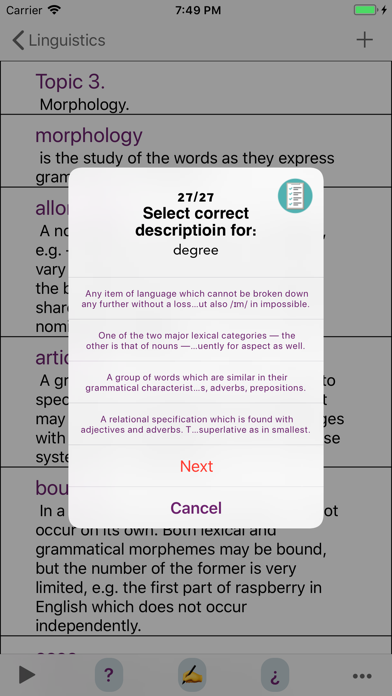 How to cancel & delete Linguistics Study Of Language from iphone & ipad 3