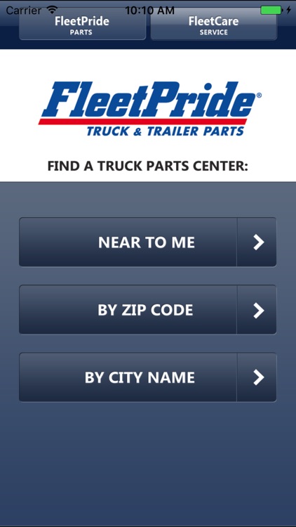 FleetPride & FleetCare Locator