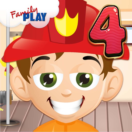 Fireman Kids 4th Grade Learning Games School Edition Icon