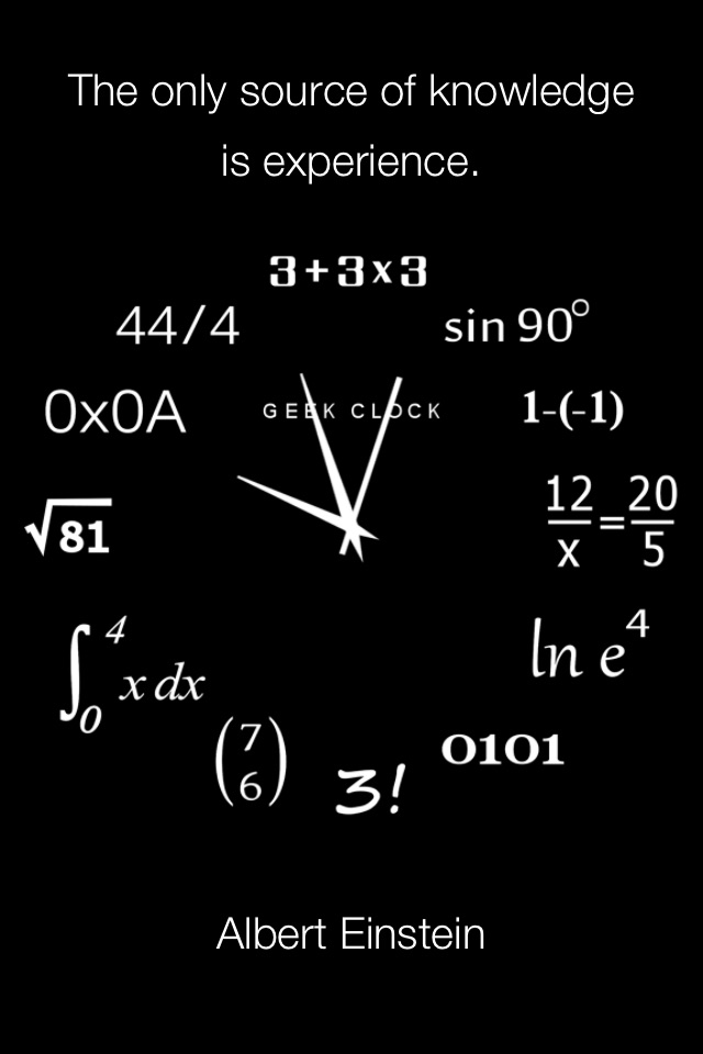 Analog Geek Clock screenshot 2