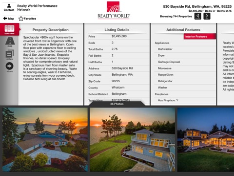Realty World in Washington State for iPad screenshot 4