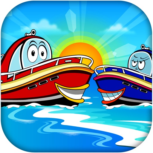 Speed Boat Chase for Kids FREE- Powerboat Racing Adventure icon