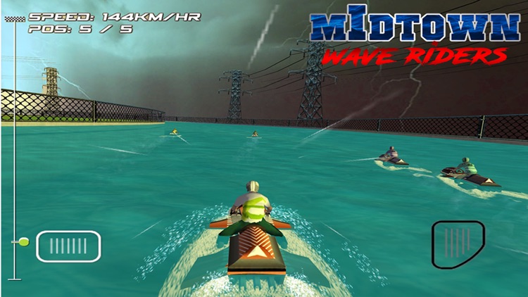 MidTown Wave Riders - Free 3D Jet Ski Racing Game screenshot-4