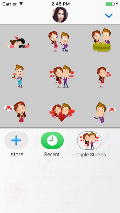 Love Couple Animated Stickers screenshot 4