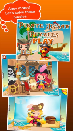 Pirate Jigsaw Puzzles: Puzzle Game for K