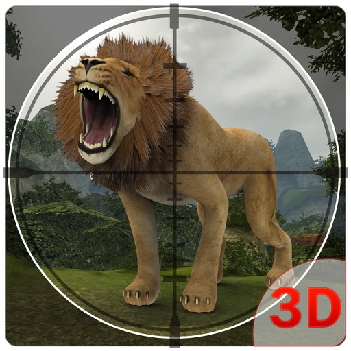 野生狮子的猎人logo