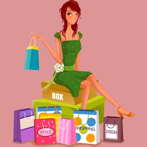 Shopping Girls Stickers icon