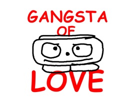 Love Life of the Gangsta of Love in stickers