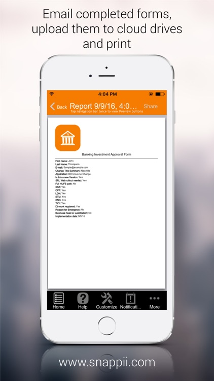 Banking Investment Approval Form