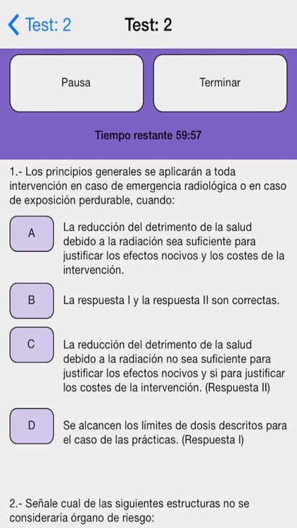 Radioterapia Test