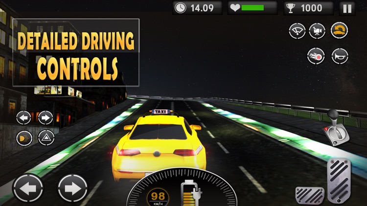 Electric Car Taxi Simulator: Day Night Driver Job