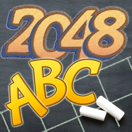 A 2048 Alphabet Game-Match 2 Tiles Puzzle Icon