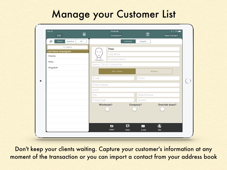 Ring It Up for iPad: Invoicing Point of Sale screenshot-3