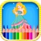 Princess Coloring Book for Girls game app for kids & girls