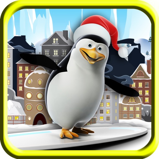 Flying Penguins in New York Free - The crazy birds sliding on the town - Free Version