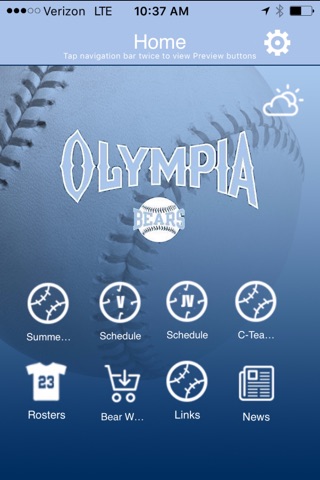 Olympia Bears Baseball app screenshot 2