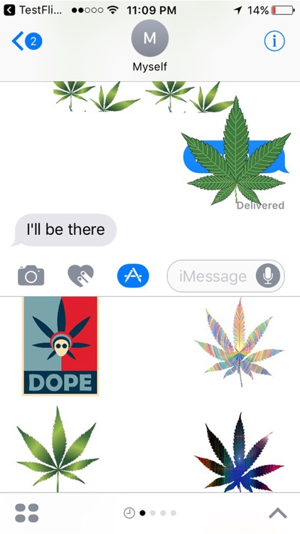 Weed Stickers for iMessage