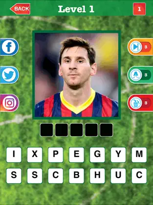 Capture d'écran 1 Soccer Trivia Quiz, Guess the football for FIFA 17 iphone