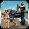 Police Dog n Police Car Rush - Drive Cop Car Control Crime & Recue Citizen From Criminal & Gangster