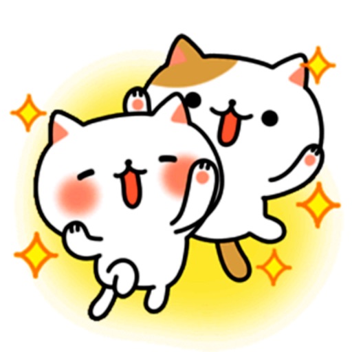 Chuppy Cat Stickers - Emoji - Emoticons
