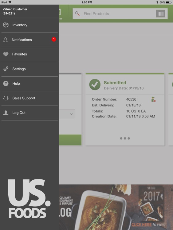 US Foods for iPad