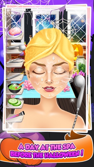 Halloween Salon Spa Make-Up Kids Games Free(圖1)-速報App