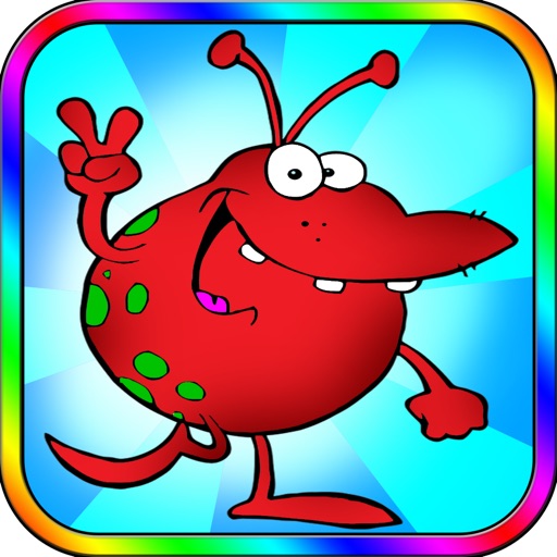 Coloring book game For Coloring Fun monsters Super Icon