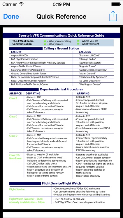 VFR Pilot Communications