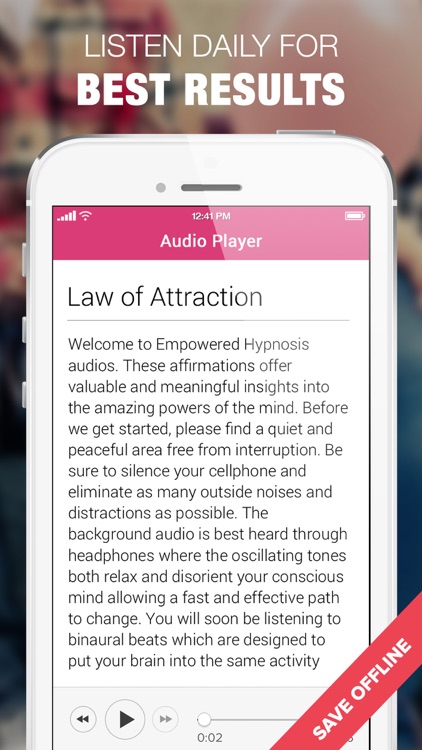 Hypnosis for Law of Attraction screenshot-4