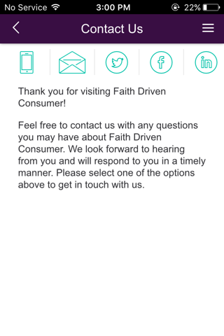 Faith Driven Consumer screenshot 2