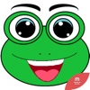 Grinie Frog Face stickers by ikakawaii