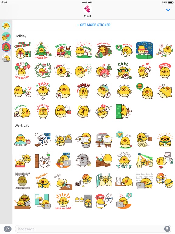 Chewy & Chirpy stickersのおすすめ画像3