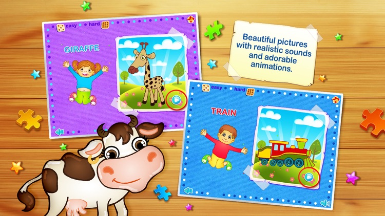 123 Kids Fun ANIMATED PUZZLE Jigsaw Puzzles Games