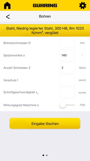 Gühring Schnittkraftrechner(圖3)-速報App