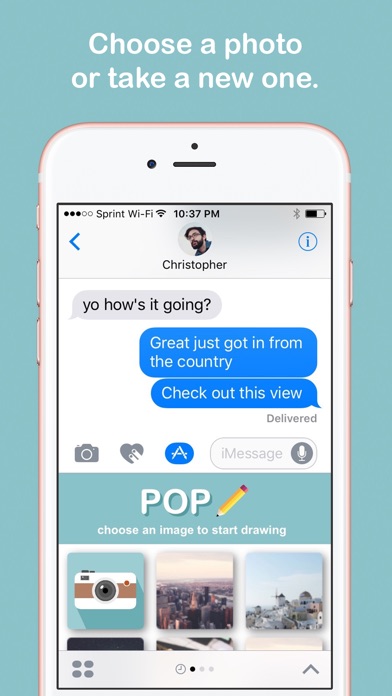 POP - the drawing app for iMessageのおすすめ画像2