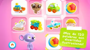 Screenshot 2 Mis Primeras Palabras - Aprender a hablar con juegos educativos de puzzles para niños pequeños en edad preescolar y bebes de PlayToddlers (Versión gratis) iphone