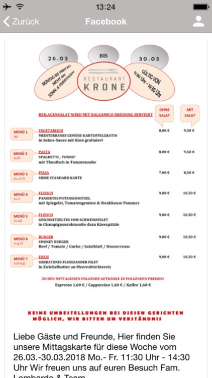 Restaurant Krone screenshot-5