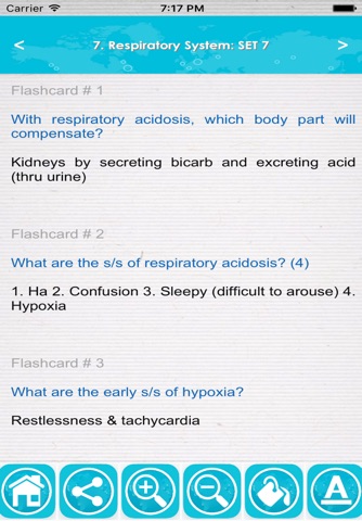 Respiratory System Nursing & therapy App-1200 Q&A screenshot 4