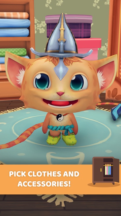 My talking Virtual Pet: Cat Care - Game for Kids