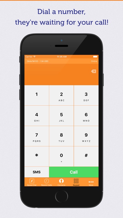 GloboTel123 - Call abroad over WiFi and 3/4G