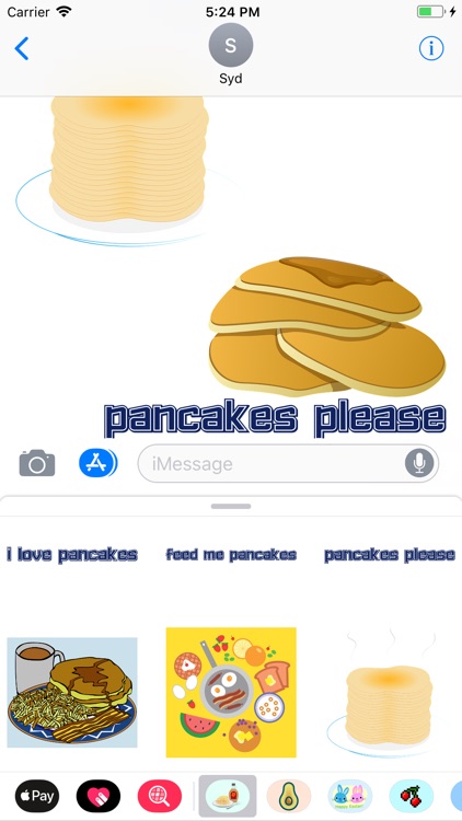 Pancake Flapjack Stickers